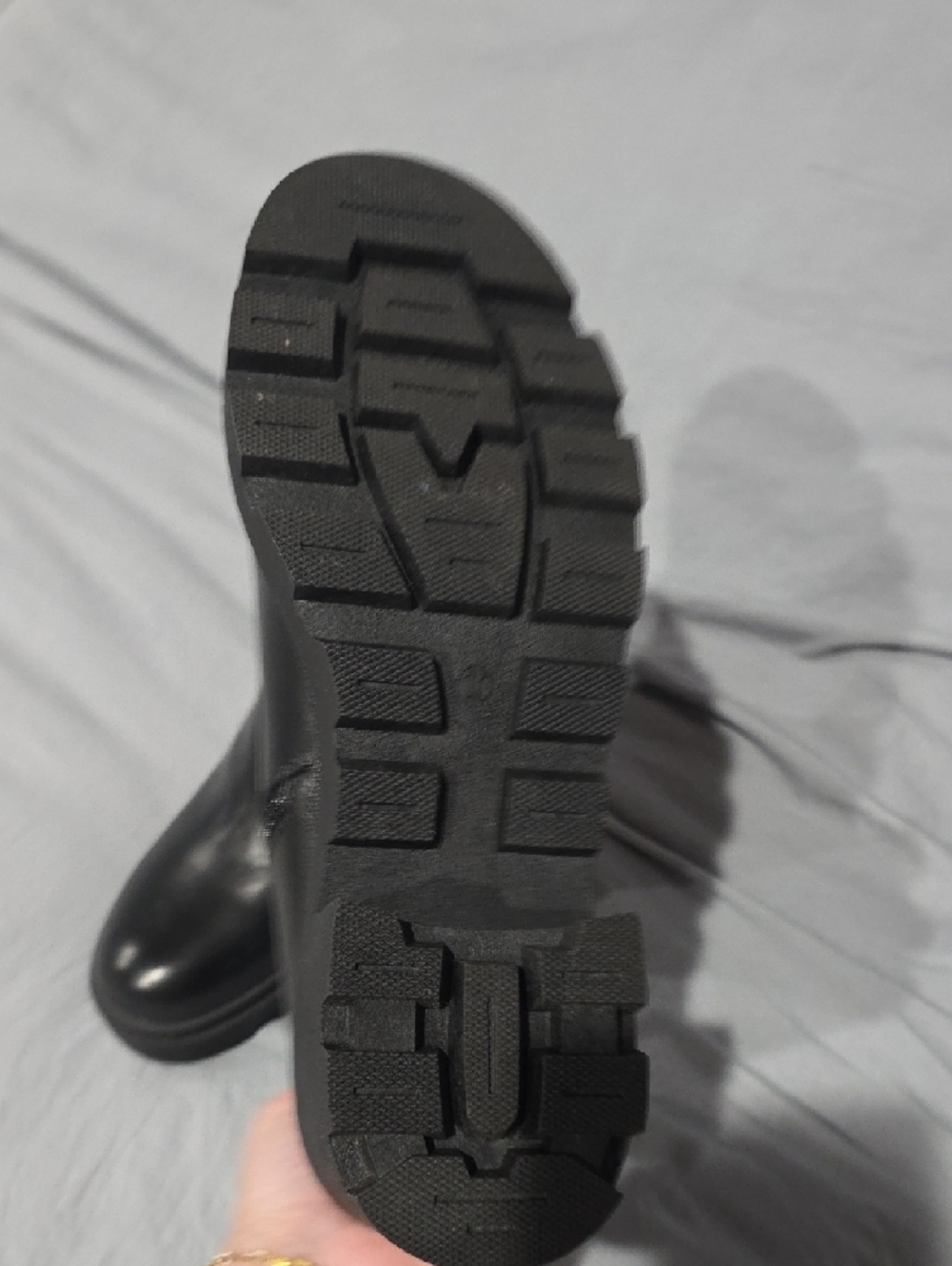 Pierre Dumas Black Chunky Chelsea Platform Booties - Picture 6 of 6